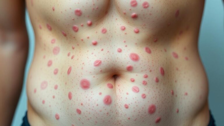 abdominal acne causes treatment