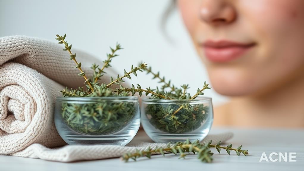 thyme s effectiveness for acne